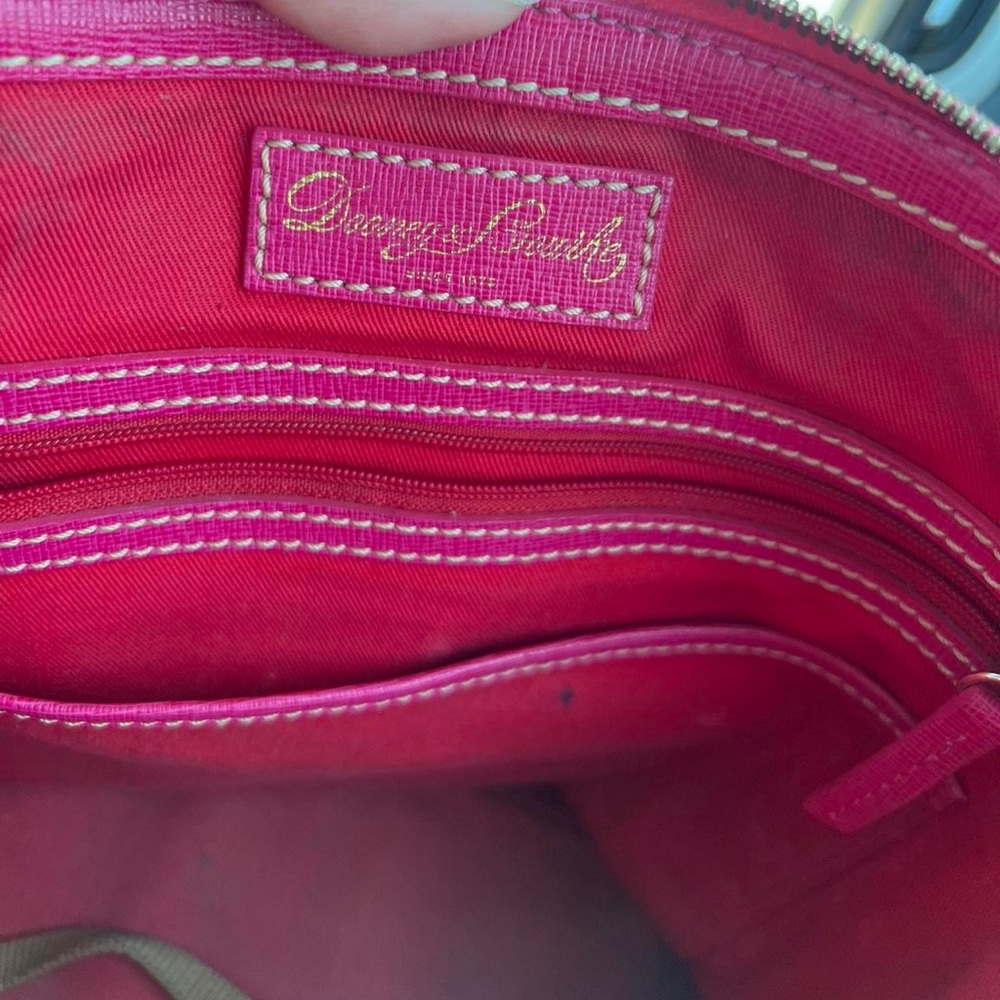 Dooney & Bourke Pink Satchel - Picture 4 of 10